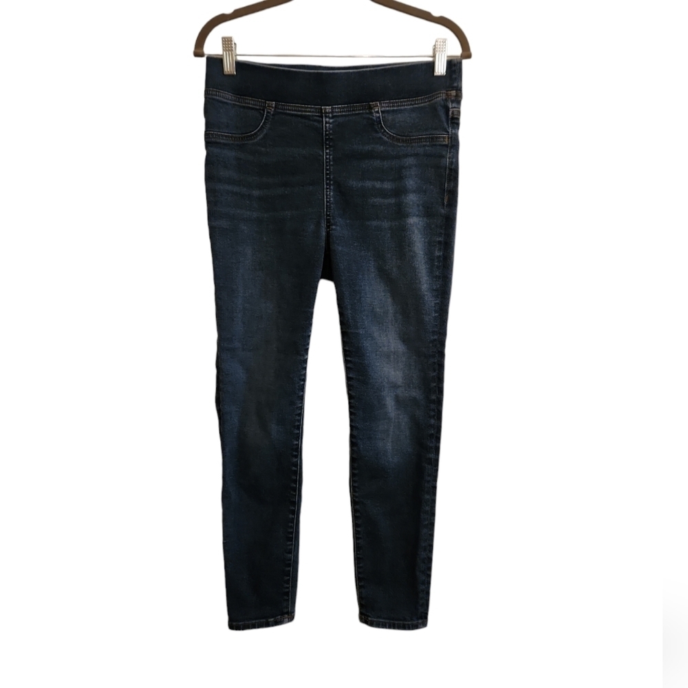 Madewell Pull-On Blue Denim Jeans In Freeburg Wash Size 28P